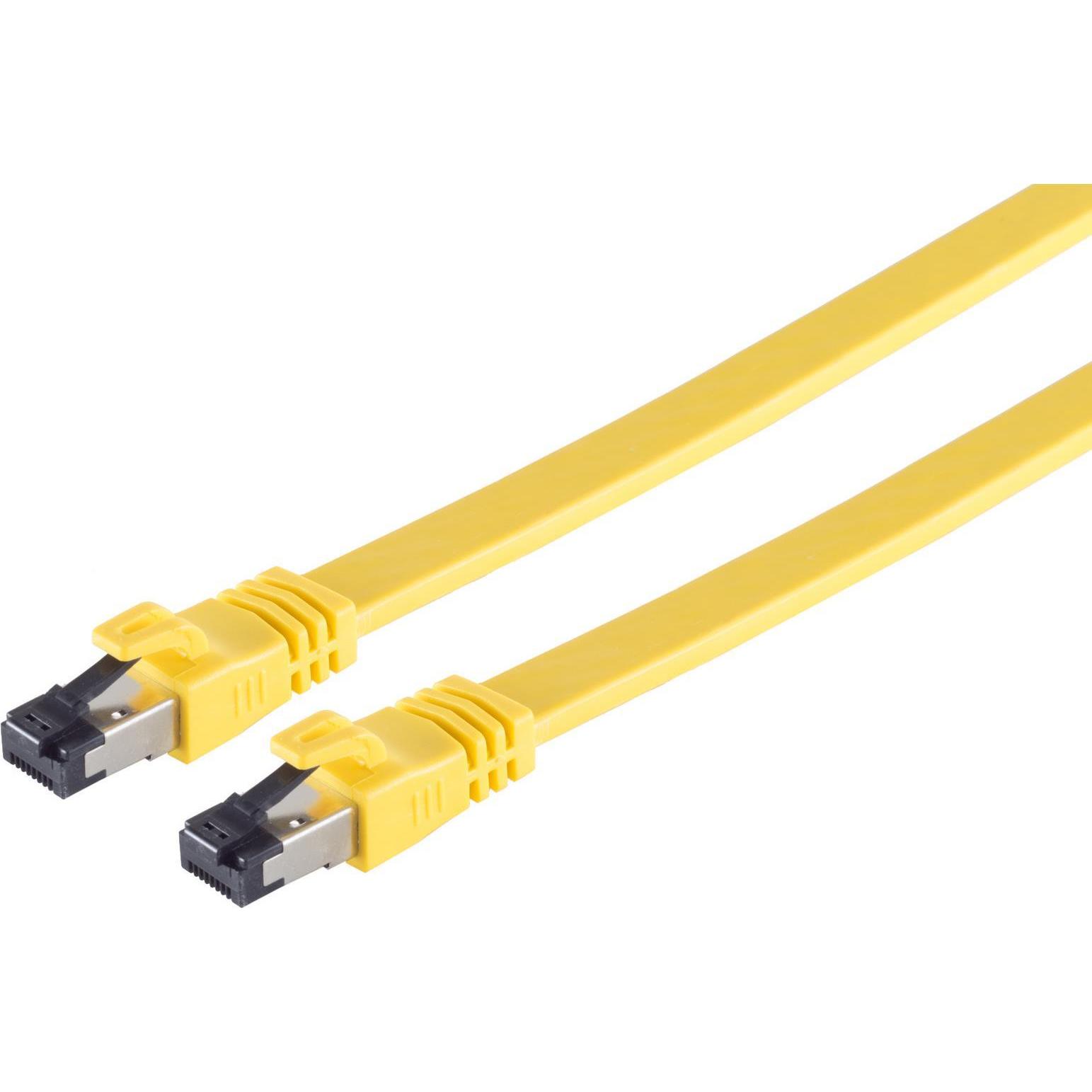 Shiverpeaks S/CONN maximum connectivity Netzwerk-Patchkabel CAT 8.1 U/FTP (PIMF) flach Halogenfrei (LSZH) gelb 7 (U/FTP,...