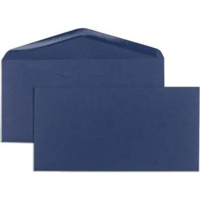 Blanke, Briefumschlag, Briefumschläge DINlang 120g/qm gummiert VE=100 Stück nachtblau (110 x 220 mm, 100 x)