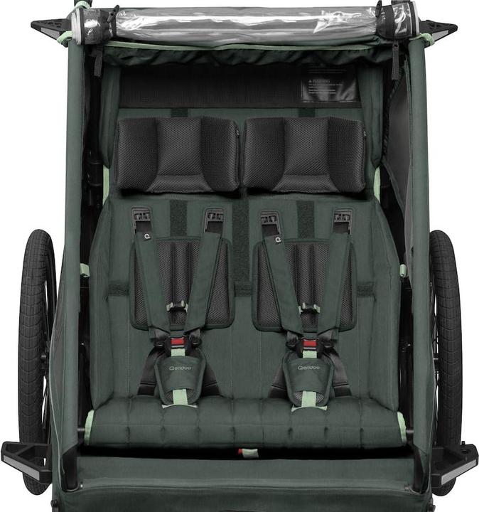 Produktbild Qeridoo Kidgoo 2 - Kinderfahrradanhänger für 2 Kinder