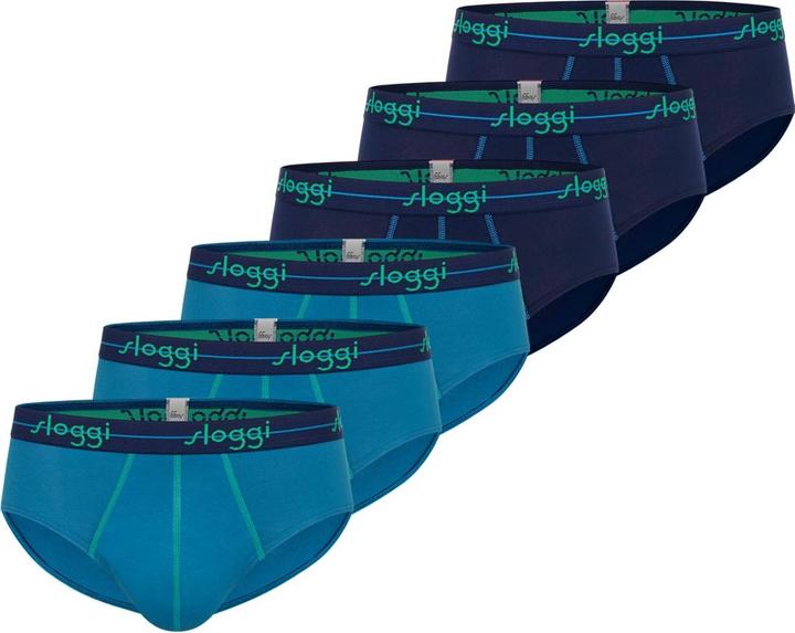 Produktbild Sloggi 6er Pack Start Midi Slip / Unterhose (M, 6er Pack)