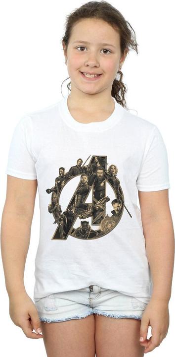 Immagine prodotto Avengers Infinity War Logo Maglietta Ragazze (116)