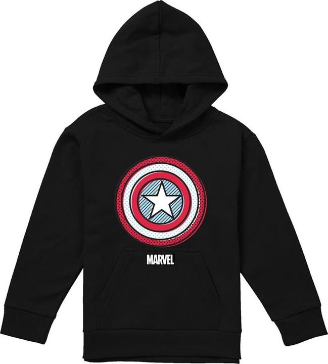 Produktbild Captain America Ziptone Kapuzenpullover Zum Überziehen meliert (116)