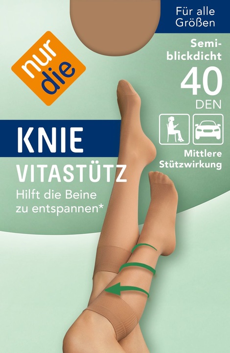 Produktbild Nur Die Knie Vitastütz (40 DEN, One Size)