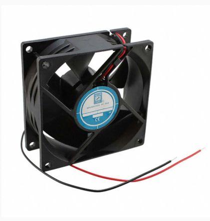 Produktbild RS PRO DC axial fan, 80x32mm 76.5cu.m/h 12V (80 mm)