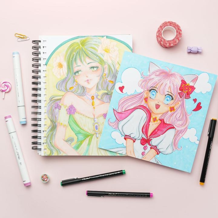 Image du produit Ohuhu Crayons à dessin Feinliner (18x)