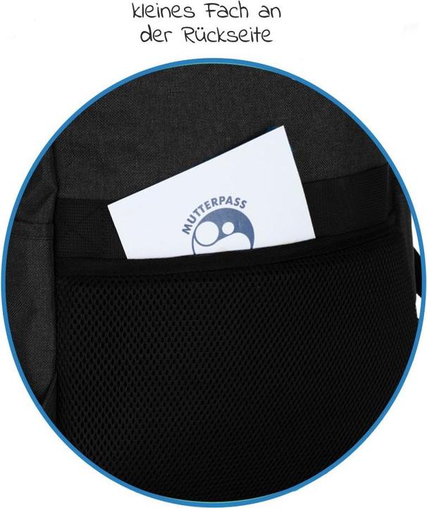 Produktbild Fillikid Wickeltaschen & Wickelrucksäcke Wickelrucksack Tokio im Rolltopstil inkl.