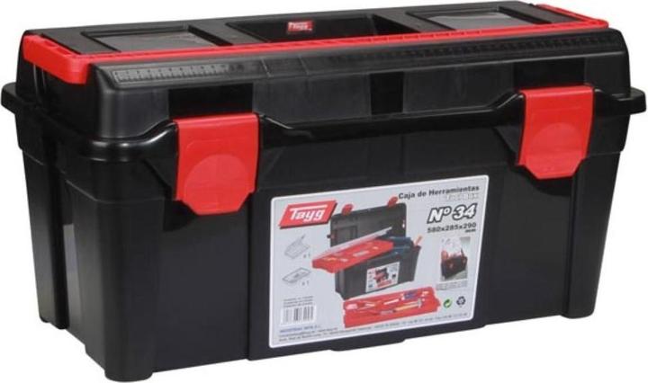 Actual product image Velleman - Toolbox - 500 x 258 x 255 mm - with Tray and Box