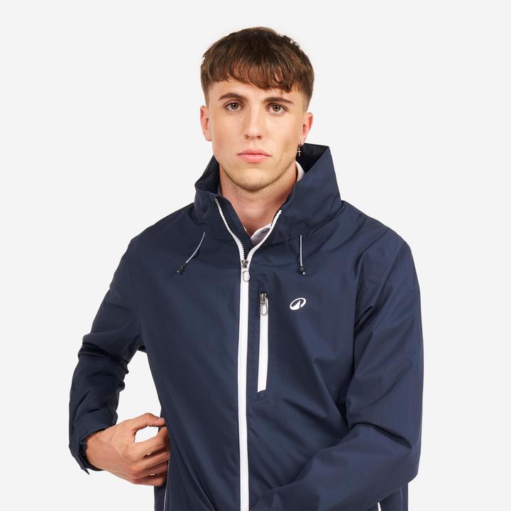 Produktbild Tribord Regenjacke Segeln Herren wasserdicht Sailing 300 marineblau/weiss (S)