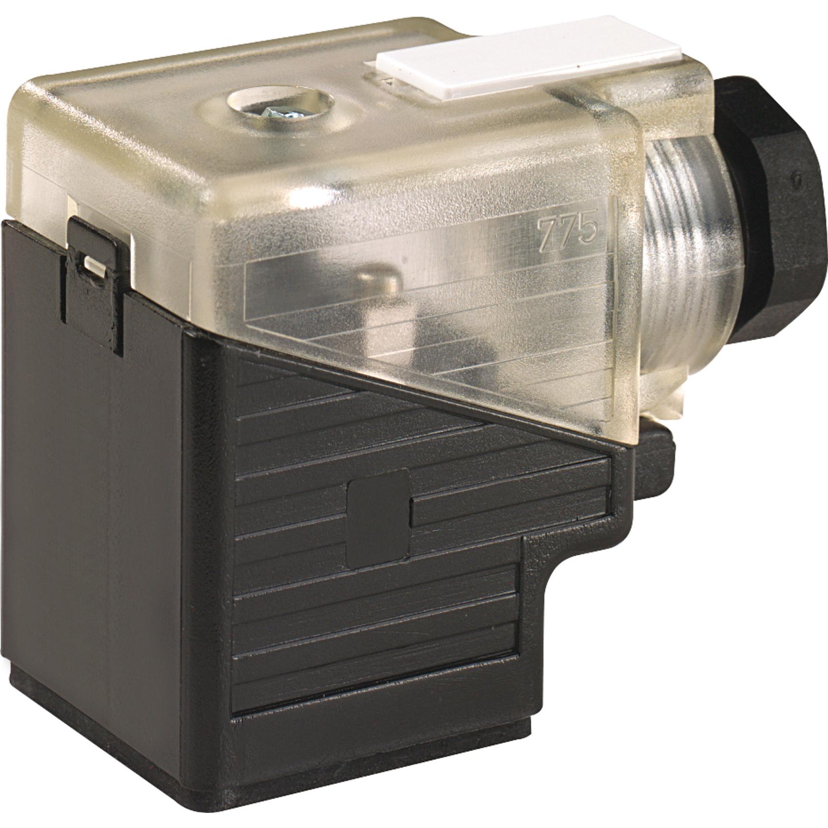 Murr Elektronik Connettore valvola SVS Nero, Tra, Cavo + Spina elettrica, Nero