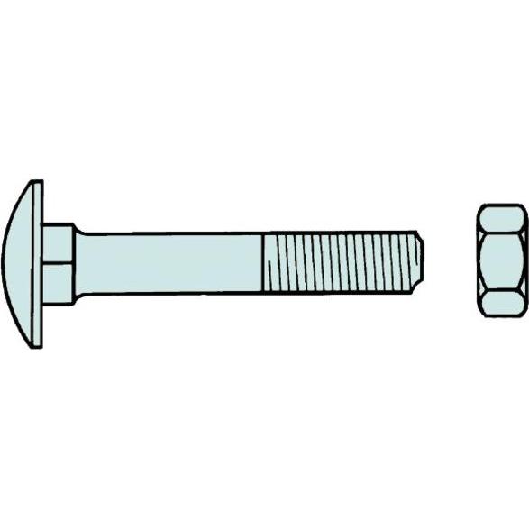 Werkstarck, Viti, Bulloni usuali DIN 603 (1 Viti per pezzo)