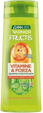 Actual product image Garnier Fructis Vitamine & Force Strengthening Shampoo for Brittle Hair Enriched Formula with Vitami (250 ml, Liquid shampoo)