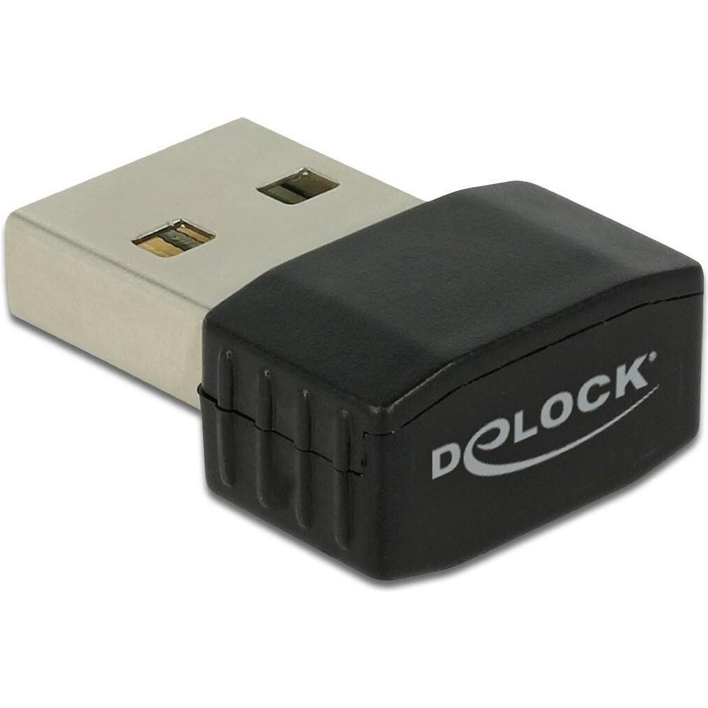 Delock 12461 (USB 2.0), Netzwerkadapter, Schwarz
