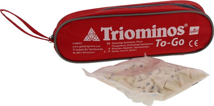 Productafbeelding Goliath Toys Triominos To Go '17 - Bordspel (Duits, Engels, Frans, Nederlands, Portugees)