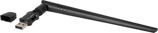 Actual product image Lanberg USB Adapter Wireless Network Card NC-0900-WIE USB 2.0 Dual Band AX900 1X EXT Antenna (USB, USB 2.0)