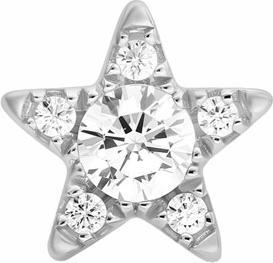 Immagine prodotto Ania Haie Silver Five point Star Barbell Einzel Ohrstecker (Argento 925, Argento 925)