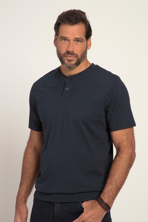 Produktbild JP1880 Henley, Bauchfit, Halbarm, Rundhals (5XL)