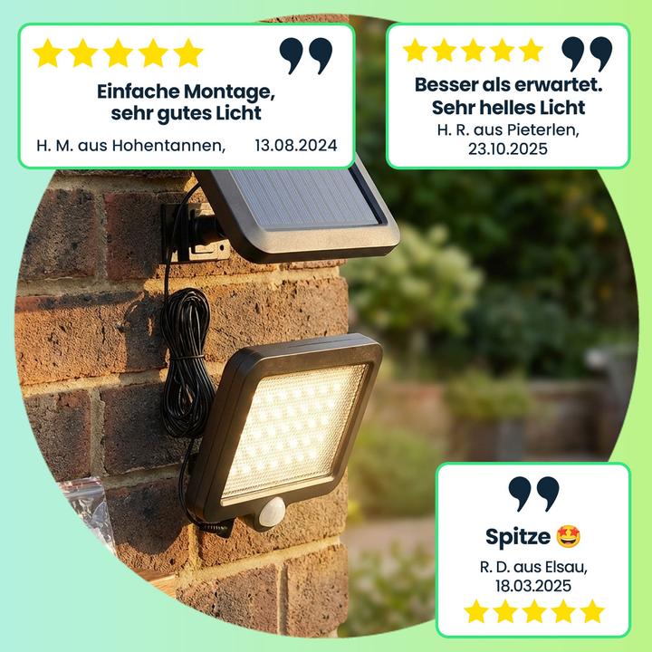 Produktbild ProPlus LED Flutlicht Solar + Sensor (IP44)