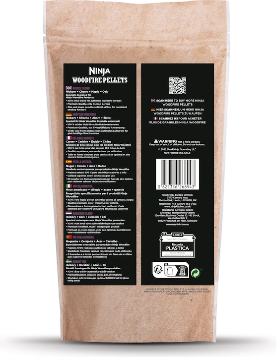 Immagine prodotto Ninja Woodfire Pellets Robust Blend (0.91 kg)