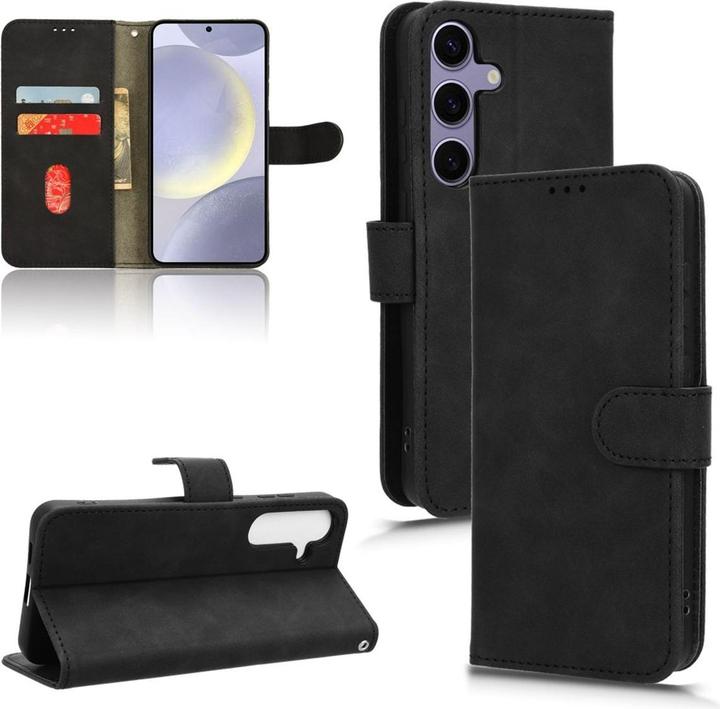 Produktbild König Design Hülle für Samsung Galaxy S24 FE Schutz Handy Case Cover Klapp Tasche Wallet Etui (Samsung Galaxy S24 FE)