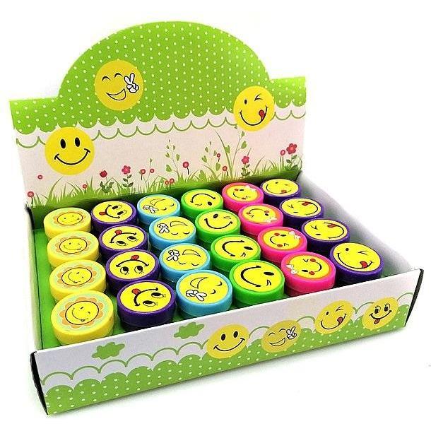 Adar, Timbro, Smiley-Stempel (24 Stück)