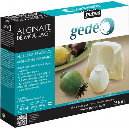 Pebeo, Colore + Vernice per fai da te, Gédéo Alginate 500 G