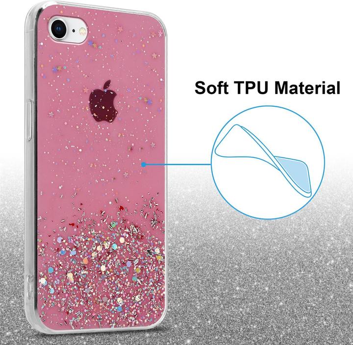 Immagine prodotto Cadorabo Copertura in TPU scintillante (Apple iPhone 7, Apple iPhone SE (seconda generazione))