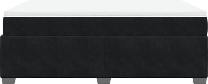 Image du produit vidaXL Bo x lit de saut avec matelas 160 x 200 cm velours (160 x 200 cm)