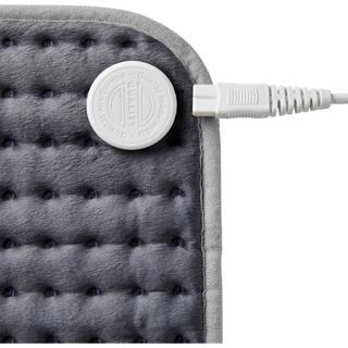 Produktbild Inventum HNK182G - Elektrisch warmtekussen - Automatische uitschakeling - 44x33 cm - Fleece - Grijs