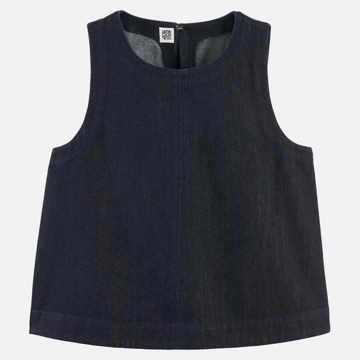 Immagine prodotto La Redoute Collections Ärmelloses Top aus Denim (M)