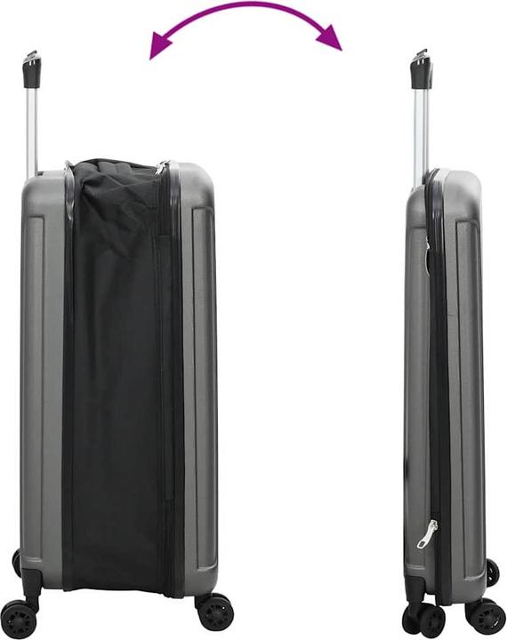 Produktbild VidaXL dunkelgrauer Koffer (50 l)