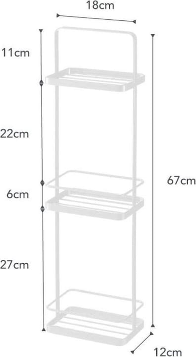 Actual product image Yamazaki Tower (12 x 18 x 67 cm)