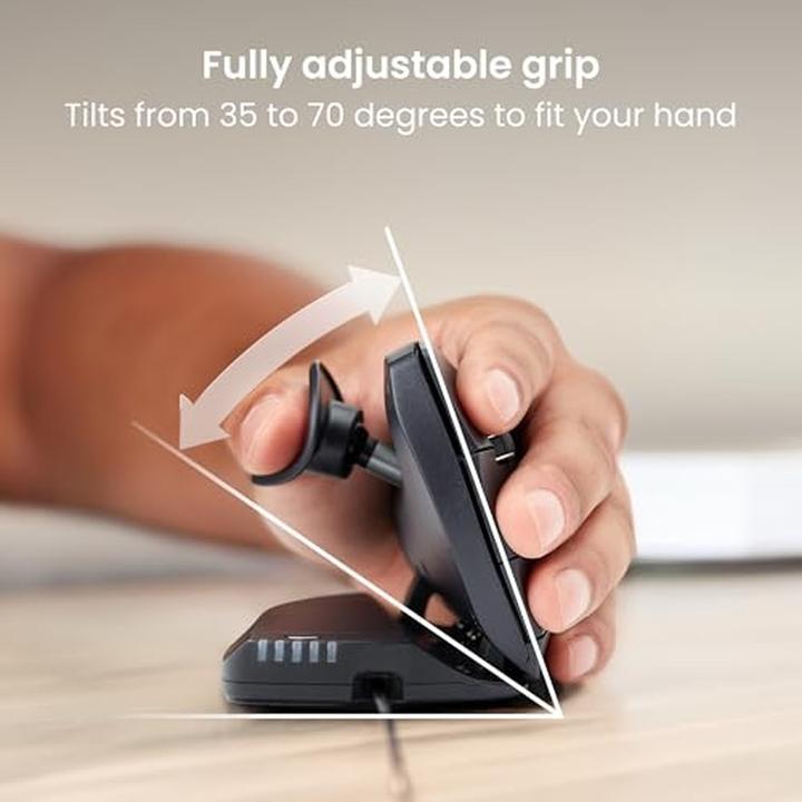 Actual product image Contour UniMouse wired left-handed black (Cable)