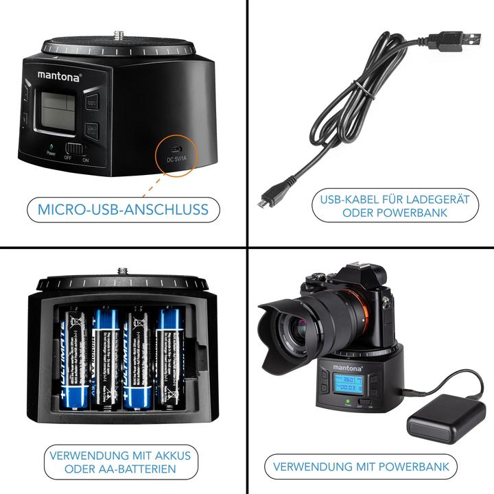 Actual product image mantona Turnaround 360 Advanced 3 (Panorama head)