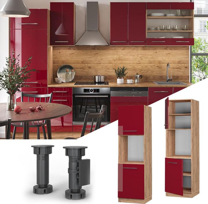 Produktbild Vicco Herdumbauschrank Fame-Line (60 x 58 x 206.80 cm)