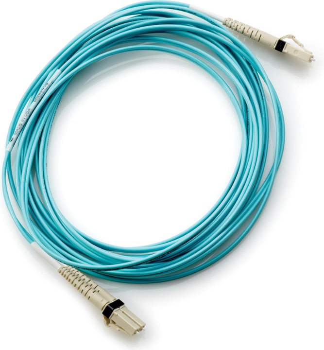 HPE Câble multi-mode OM3 50/125um LC/LC FC et à terminaison laser 1 Pk (15 m)