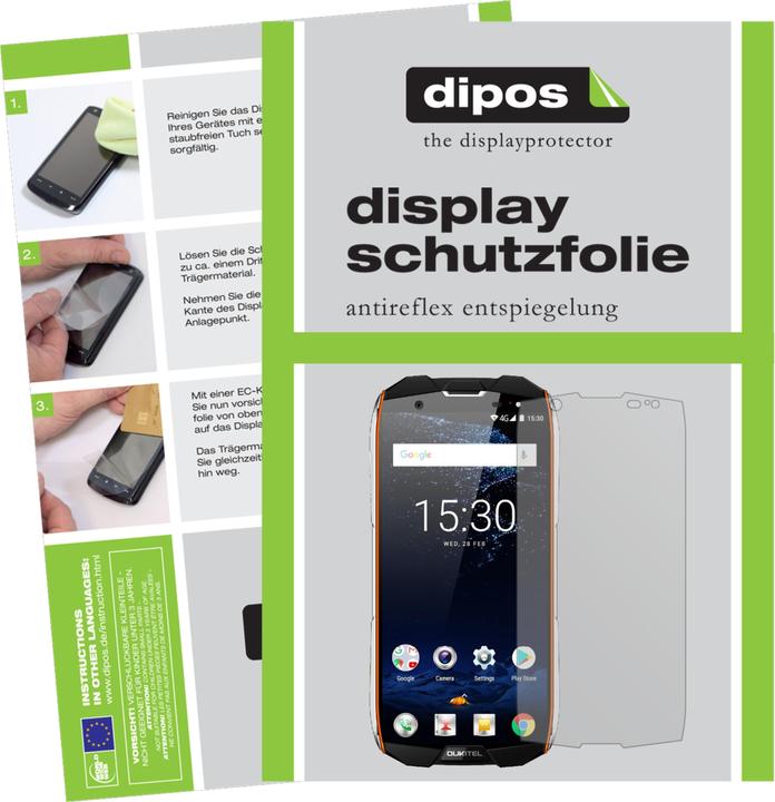 Dipos 2 Pellicole Protettive Antiriflesso Per Oukitel C17 PRO – Opache, Anti-Impronta, Made In Germany - 2