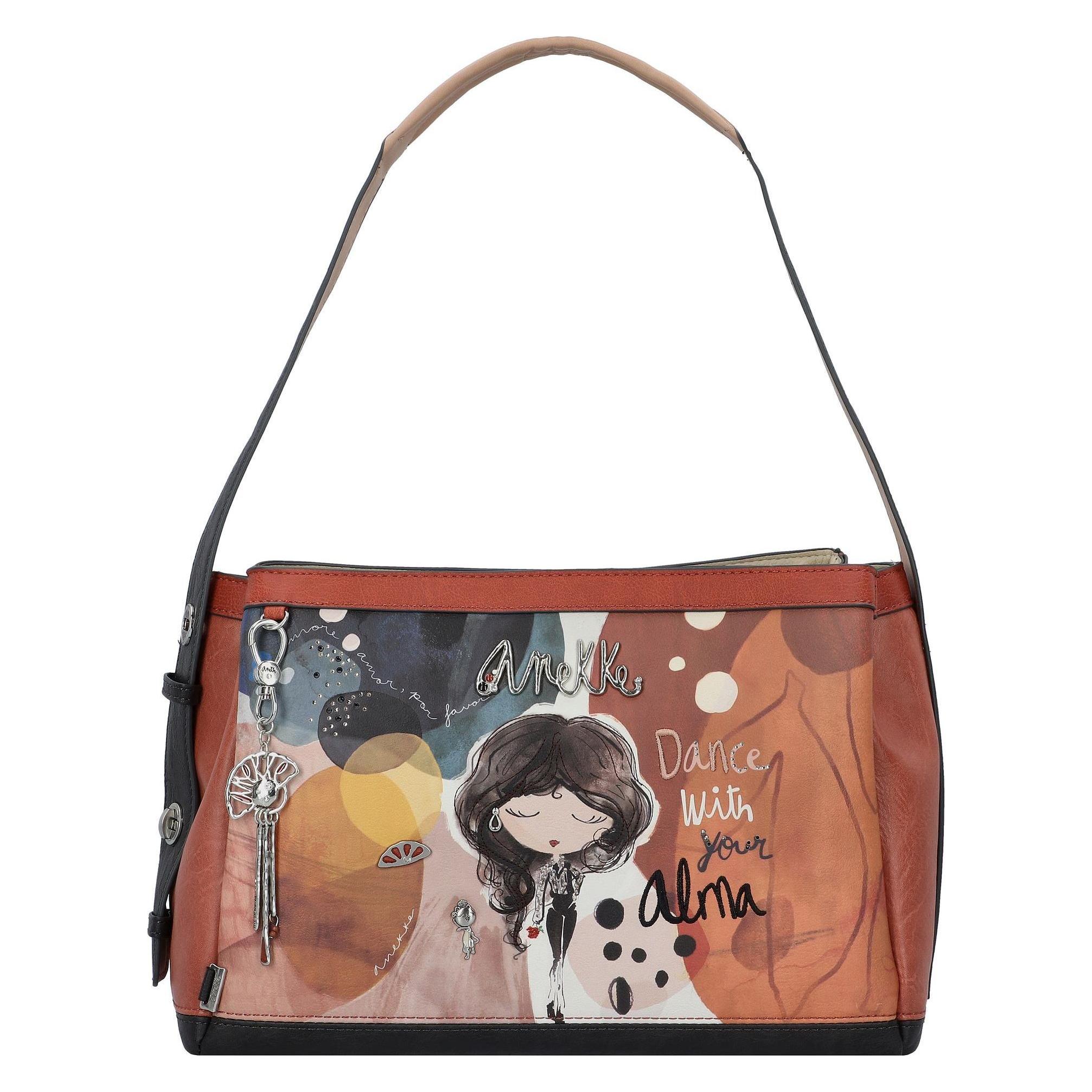 Anekke, Damen, Handtasche, Alma Schultertasche 38 Cm, Mehrfarbig