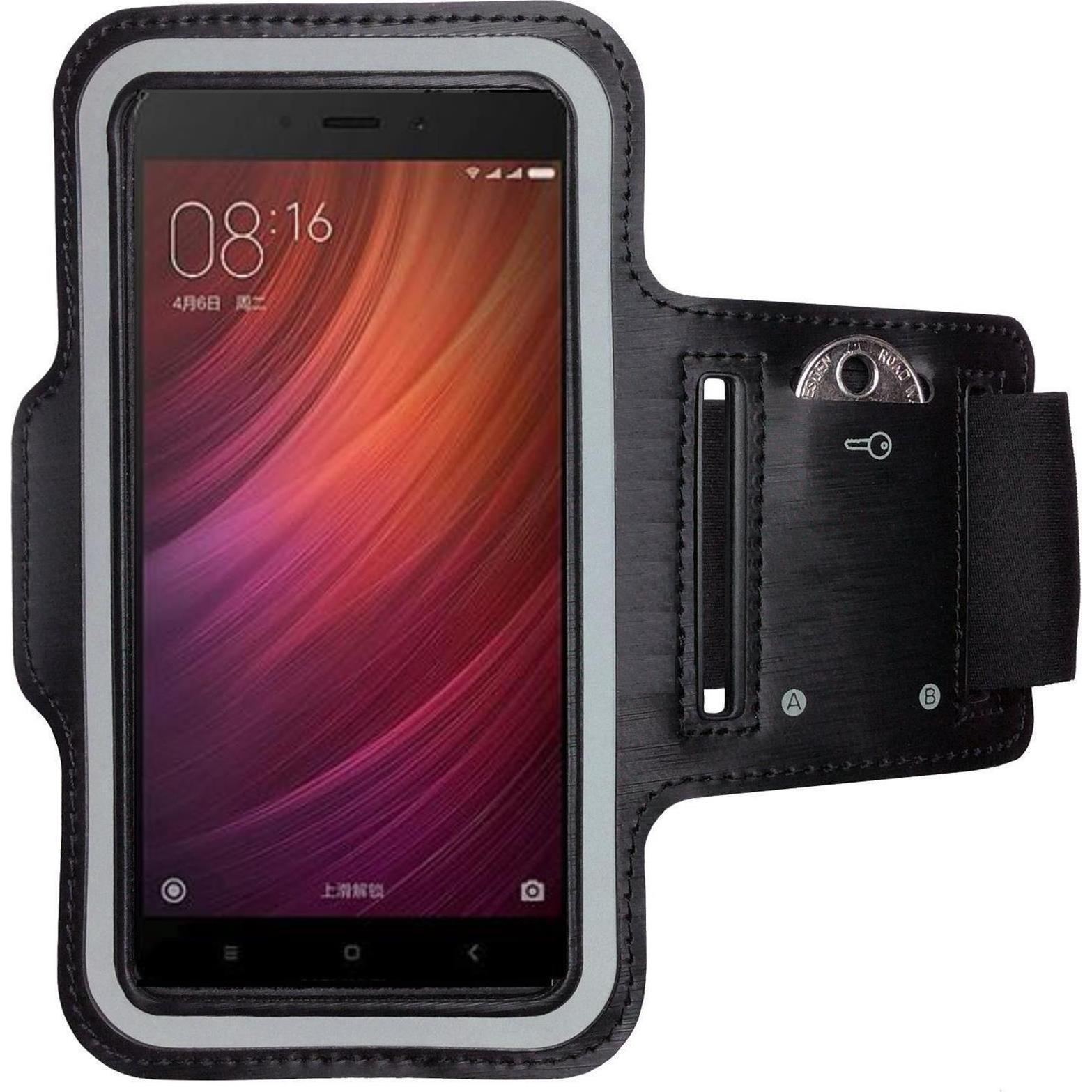 CoverKingz Sportarmband für Xiaomi Redmi Note 4, Smartphone Sportarmband, Schwarz