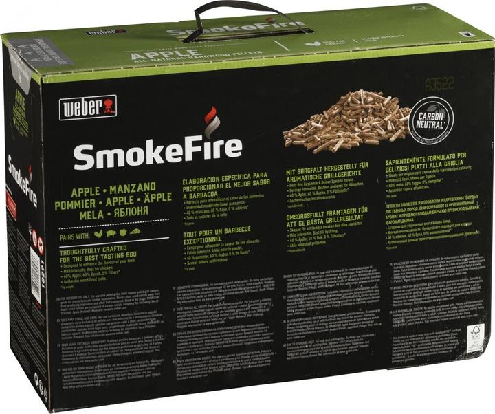 Immagine prodotto Weber Holzpellets Apfelholz 8 kg (8 kg)