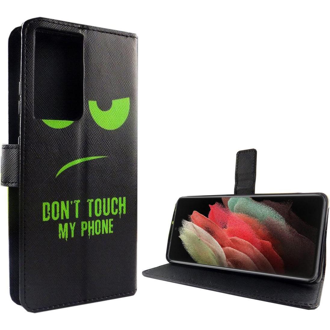 König Design Hülle Handy Schutz für Samsung Galaxy S21 Ultra Case Cover Tasche Wallet Etui (Samsung Galaxy S21 Ultra), S...