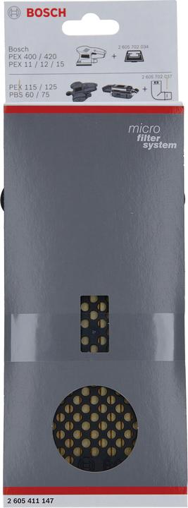 Produktbild Bosch Professional Zubehör Staubbox zu HW3 komplett, passend zu GEX, PEX, GSS, PBS