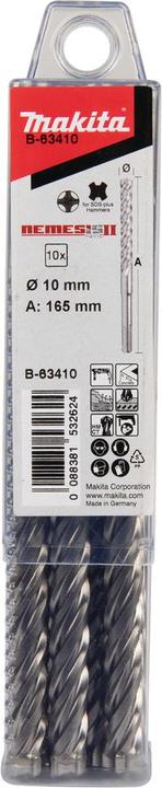Produktbild Makita NEMESIS2 SDS+ Bohrer 10x165 10Stk (10 Millimeter)