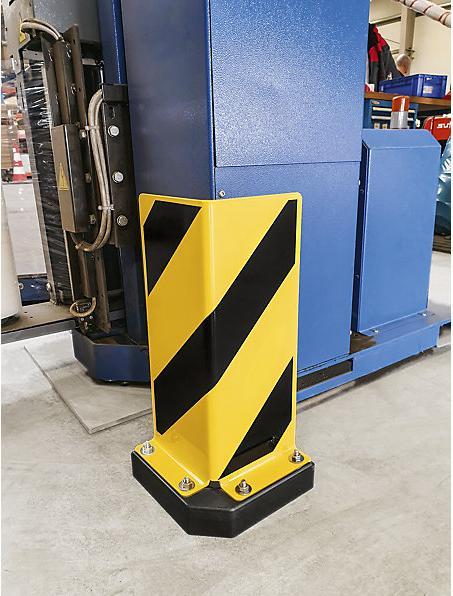Actual product image Moravia PU damping element, LxWxH 210 x 210 x 40 mm, for crash protection guards.