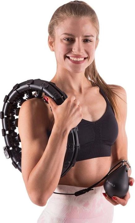 Image du produit HMS HHW12 PLUS SIZE HULA HOOP Juodas AVEC POIDS (51 cm, 1375 g)