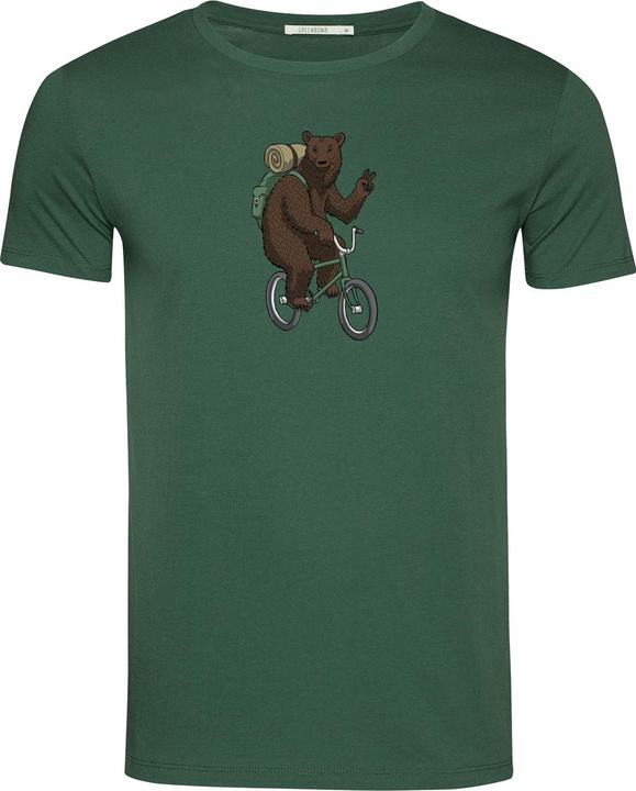 Actual product image Greenbomb T-Shirt Animal Bear Bike (XS)