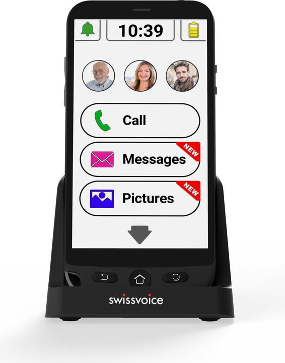 Produktbild Swissvoice G50 (16 GB, Schwarz, 5", Single SIM, 4G)