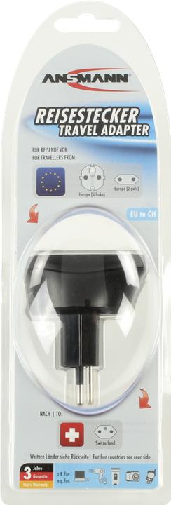 Produktbild Ansmann Reisestecker EU to CH