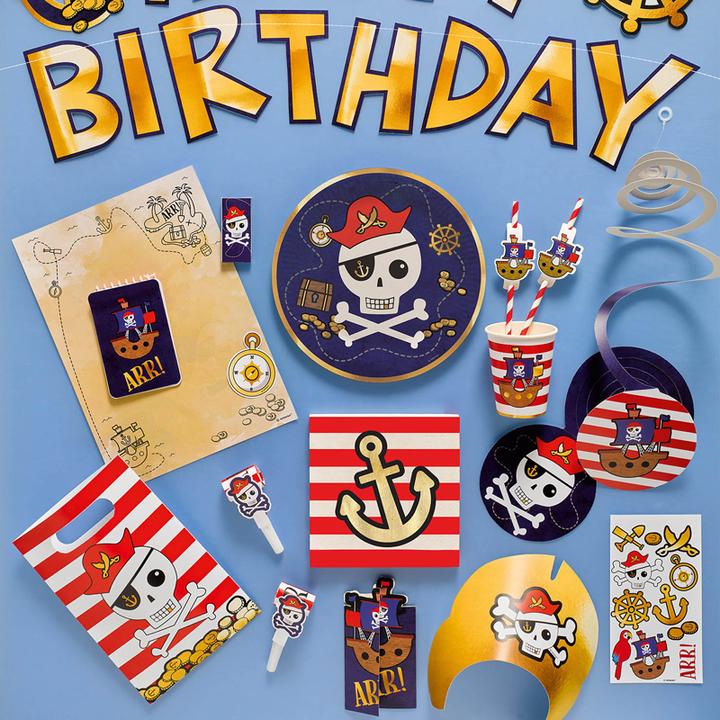 Actual product image Amscan Tattoos "Pirat" (11 pcs.)