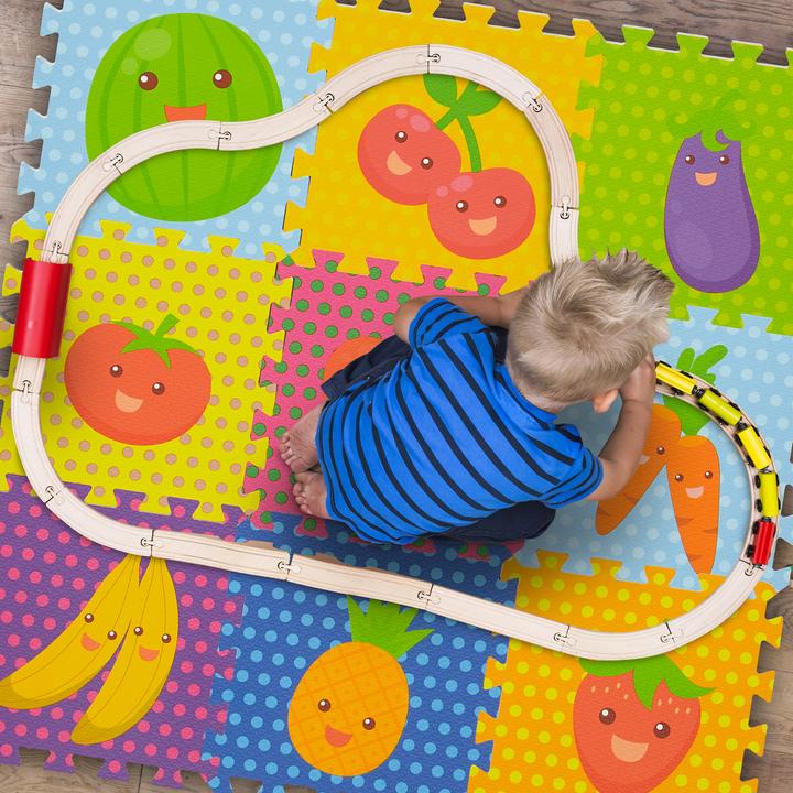 Image du produit Relaxdays Tapis puzzle (30 x 30 x 1 cm)