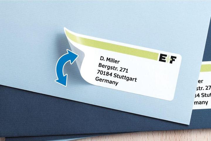 Actual product image HERMA A4 removable labels